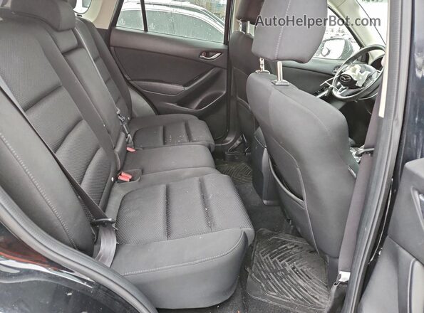 JM3KE2CY4G0889121 2016 MAZDA CX-5 Black Widok naklejki z numerem VIN