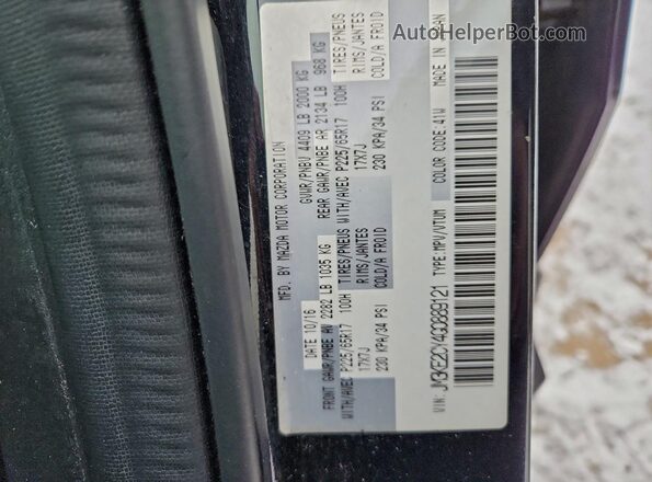 JM3KE2CY4G0889121 2016 MAZDA CX-5 Black 