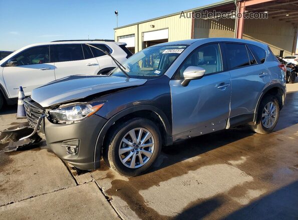 JM3KE2CY6G0880968 2016 MAZDA CX-5 Серый Передняя левая четверть