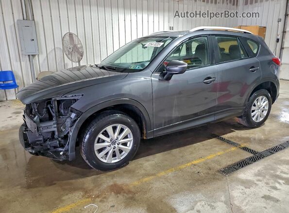 JM3KE4BY0G0801095 2016 MAZDA CX-5 Gray Przód lewy