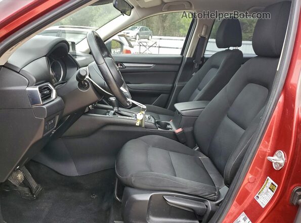 JM3KFABM8J0448637 2018 MAZDA CX-5 Red Widok wnętrza z przodu