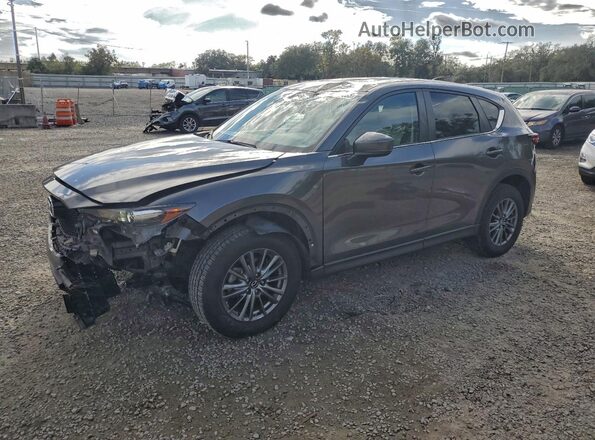 JM3KFACL2H0155249 2017 MAZDA CX-5 Серый Передняя левая четверть