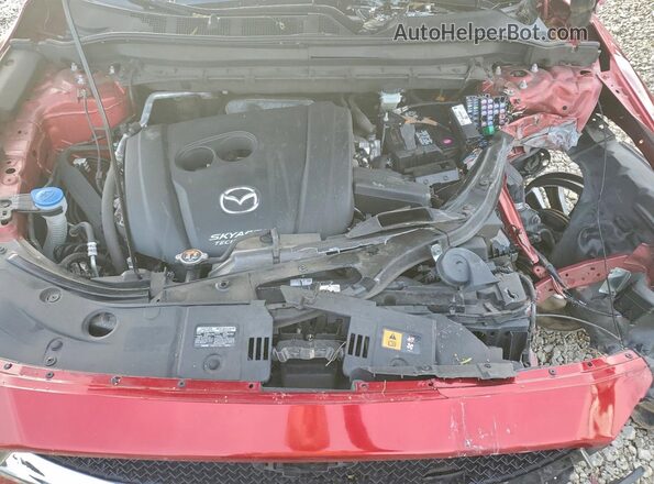 JM3KFADM0K1539815 2019 MAZDA CX-5 Red ძრავის განყოფილების ხედი