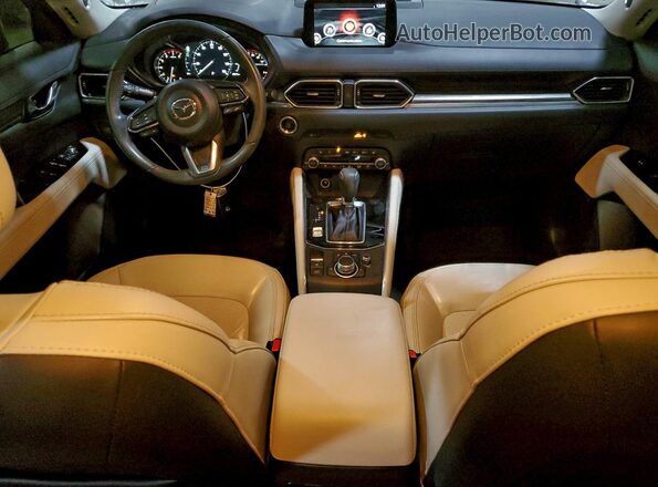 JM3KFBAY5L0771525 2020 MAZDA CX-5 White Вид панелі приладів