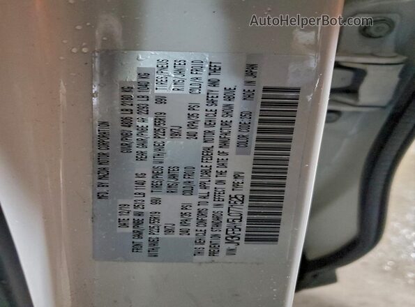 JM3KFBAY5L0771525 2020 MAZDA CX-5 White Вид наклейки з VIN-кодом