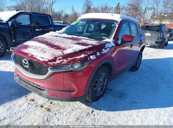 JM3KFBBM6J0340460 2018 MAZDA CX-5 Красный Передняя левая четверть