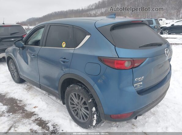 JM3KFBCL0H0104807 2017 MAZDA CX-5 Light Blue Trasero izquierdo