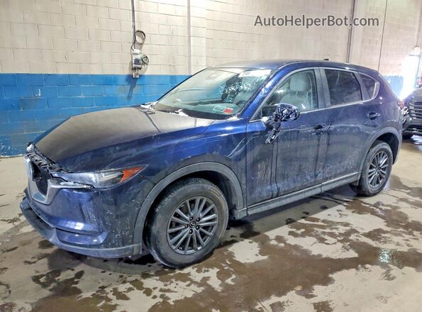 JM3KFBCM8K0532933 2019 MAZDA CX-5 Синий Передняя левая четверть