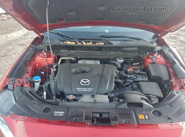 JM3KFBDL2H0129089 2017 MAZDA CX-5 Красный Вид подкапотного пространства