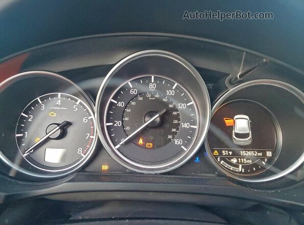 JM3KFBDL2H0129089 2017 MAZDA CX-5 Красный Вид щитка приборов
