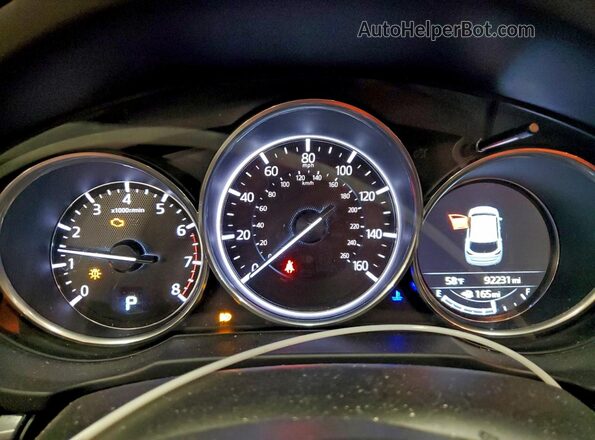 JM3KFBDL9H0108210 2017 MAZDA CX-5 Красный Вид щитка приборов
