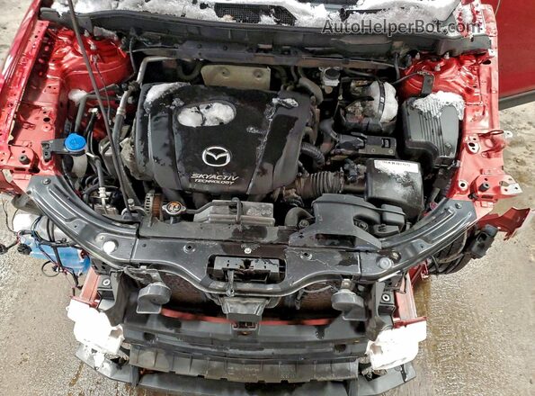 JM3KFBDL9H0108210 2017 MAZDA CX-5 Красный Вид подкапотного пространства