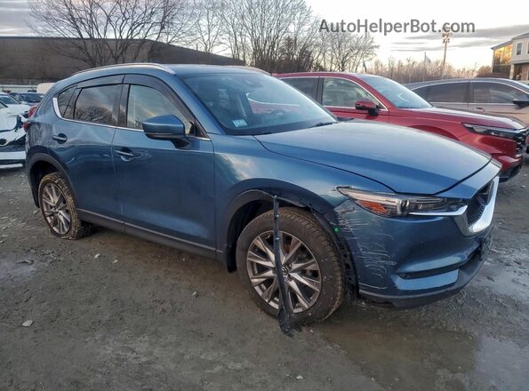 JM3KFBDM1L0747568 2020 MAZDA CX-5 Синий Передняя правая четверть