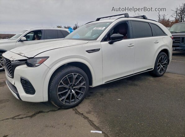 JM3KJDHC5S1108758 2025 MAZDA CX-70 White Vista tres cuartos delantera izquierda