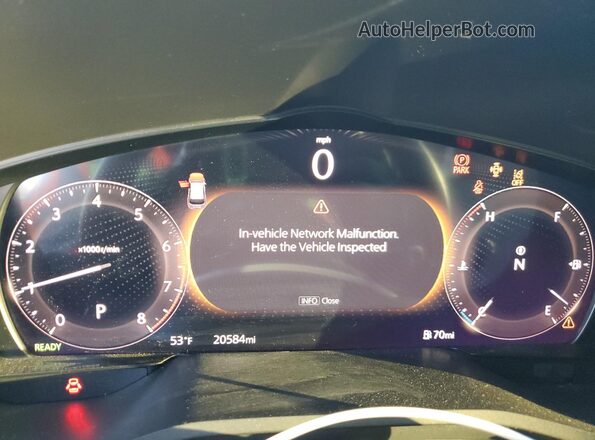 JM3KJDHD8S1114868 2025 MAZDA CX-70 Brown Widok zestawu wskaźników