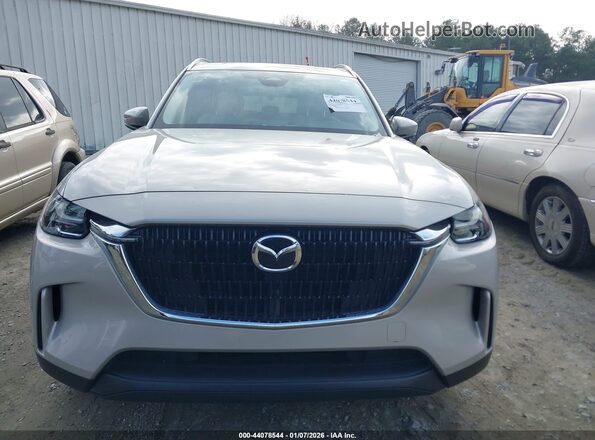 JM3KKBHA0R1155805 2024 MAZDA CX-90 PHEV Бежевый Вид панели приборов