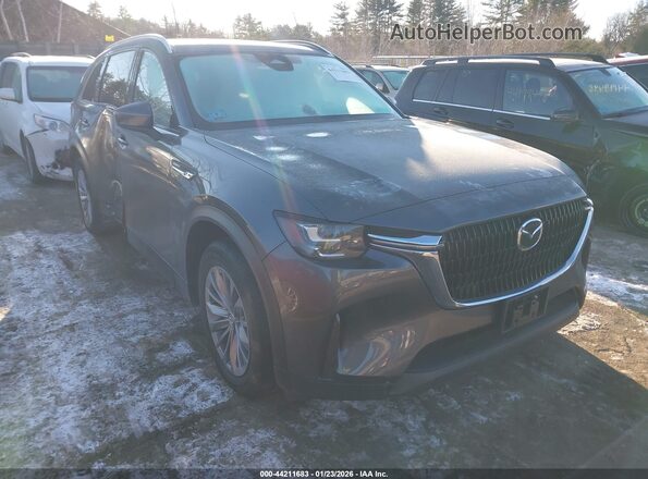 JM3KKBHA6R1154156 2024 MAZDA CX-90 PHEV Серый Передняя правая четверть