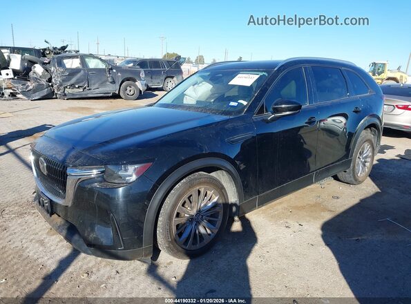 JM3KKCHDXR1113464 2024 MAZDA CX-90 Black Передня ліва чверть