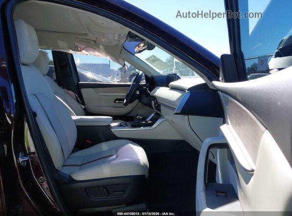 JM3KKEHA2R1100208 2024 MAZDA CX-90 PHEV Темно-бордовый Вид салона спереди