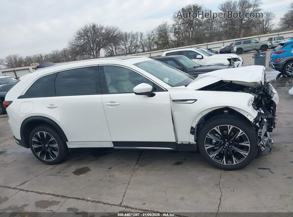 JM3KKEHA6S1234225 2025 MAZDA CX-90 PHEV Белый Панорамный вид салона 360°