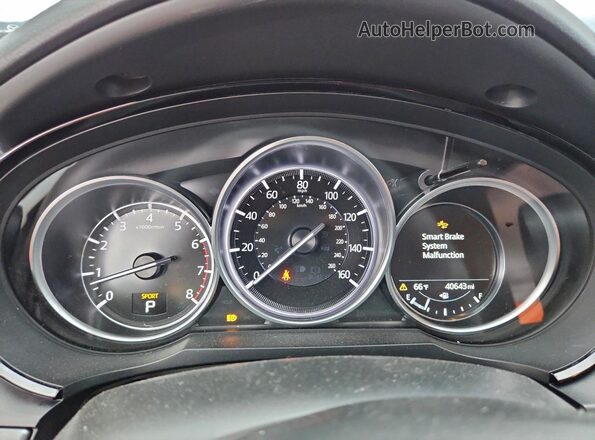 JM3TCABY3L0407562 2020 MAZDA CX-9 White Вид щитка приладів