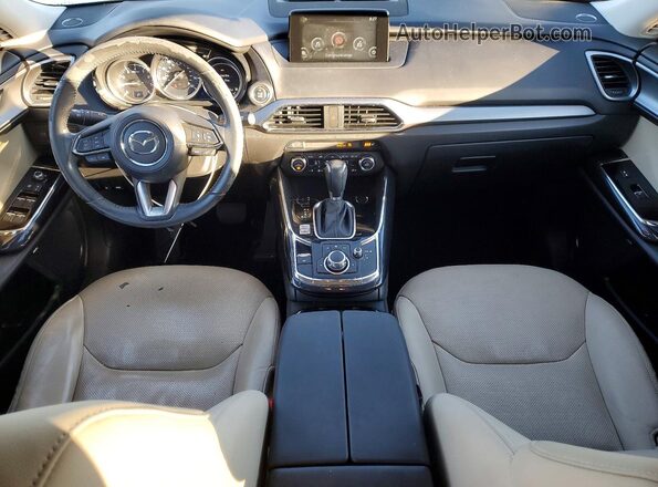 JM3TCACY5J0214373 2018 MAZDA CX-9 Черный Вид панели приборов