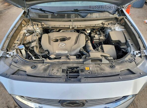 JM3TCACY8K0312136 2019 MAZDA CX-9 Silver ძრავის განყოფილების ხედი