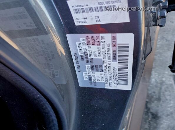 JM3TCADY6K0308214 2019 MAZDA CX-9 Gray Vista de la etiqueta del VIN