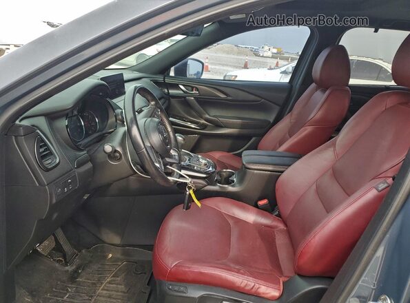 JM3TCADY7M0514399 2021 MAZDA CX-9 Синий Вид салона спереди