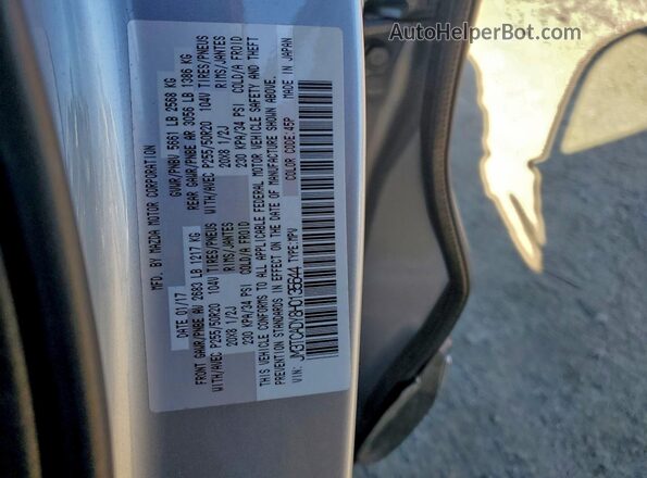 JM3TCADY8H0135644 2017 MAZDA CX-9 Серебряный Вид наклейки с VIN-кодом