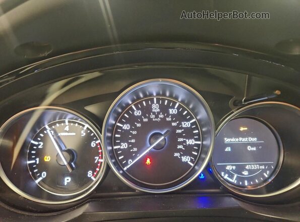 JM3TCBCY1K0305051 2019 MAZDA CX-9 Black Widok zestawu wskaźników