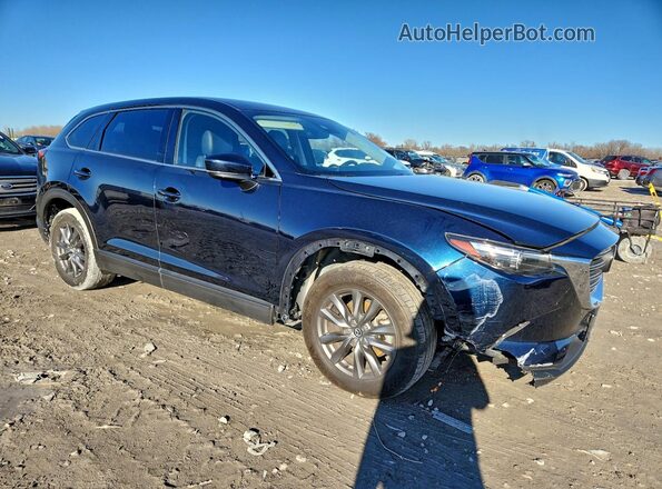 JM3TCBCY1N0602101 2022 MAZDA CX-9 Синий Передняя правая четверть