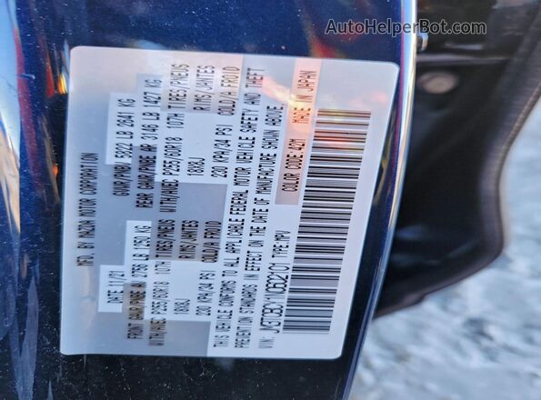 JM3TCBCY1N0602101 2022 MAZDA CX-9 Синий Вид наклейки с VIN-кодом