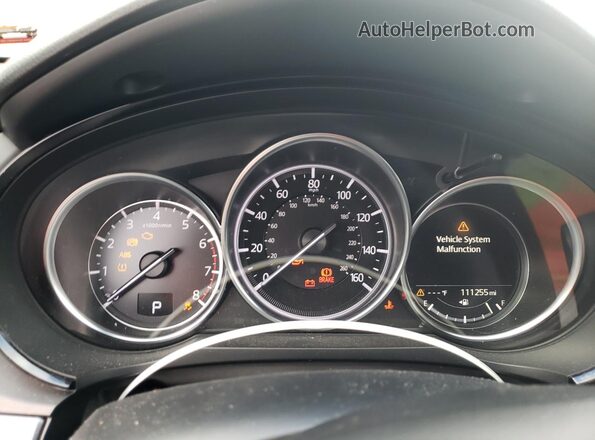 JM3TCBCY2K0311442 2019 MAZDA CX-9 Black Widok zestawu wskaźników