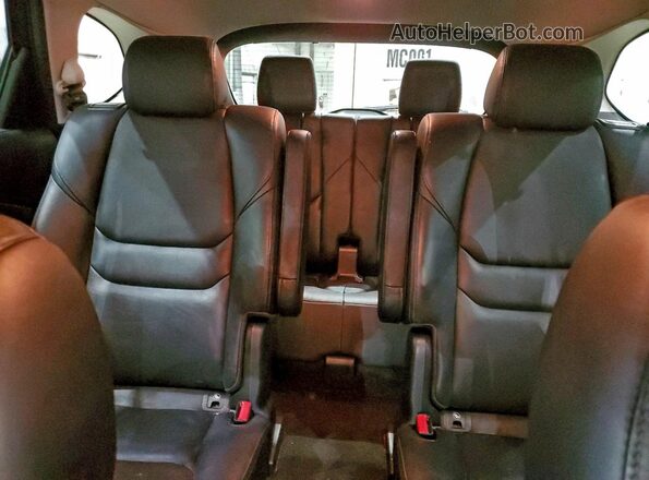 JM3TCBCY2L0409422 2020 MAZDA CX-9 Red Vista de los asientos traseros