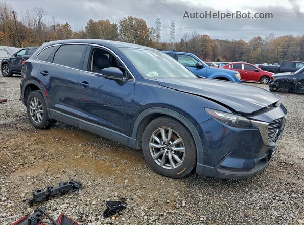 JM3TCBCY6J0203825 2018 MAZDA CX-9 Синий Передняя правая четверть