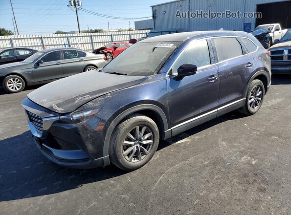 JM3TCBCY8N0607036 2022 MAZDA CX-9 Синий Передняя левая четверть