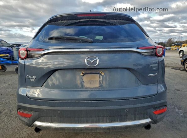 JM3TCBDY2M0527745 2021 MAZDA CX-9 Blue Հետևի տեսք