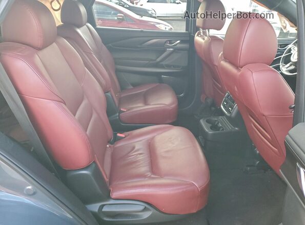 JM3TCBDY2M0527745 2021 MAZDA CX-9 Blue Սալոնի հետևի տեսք