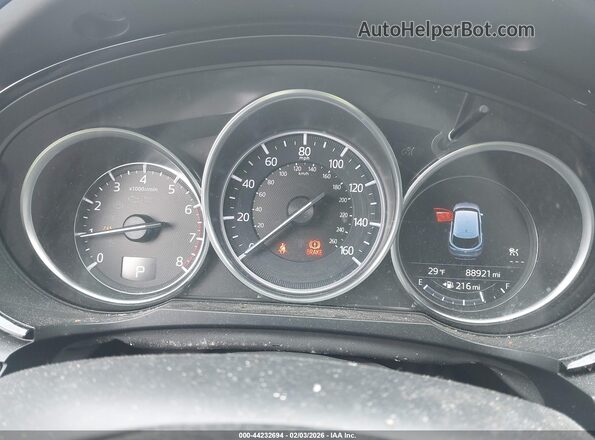 JM3TCBDY4H0133136 2017 MAZDA CX-9 Red Вид задніх сидінь