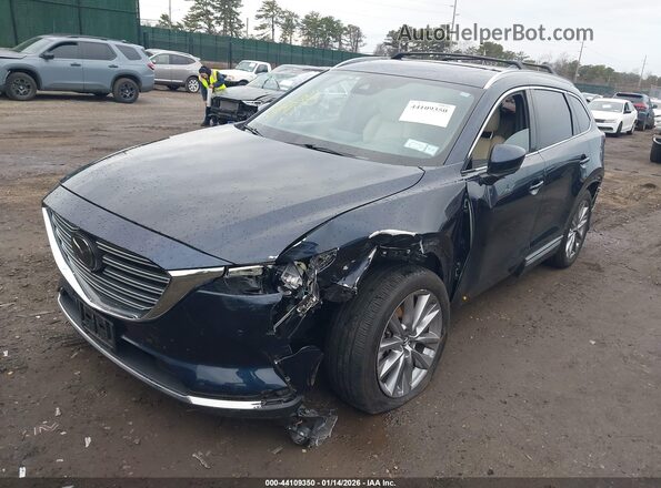 JM3TCBDY7M0520791 2021 MAZDA CX-9 Синий Передняя левая четверть