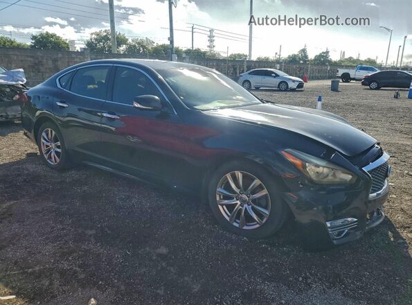 JN1BY1AP3HM741124 2017 INFINITI Q70 Черный Передняя правая четверть