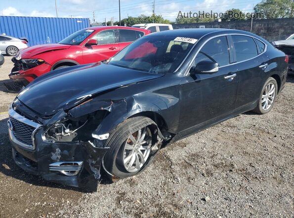 JN1BY1AP3HM741124 2017 INFINITI Q70 Черный 