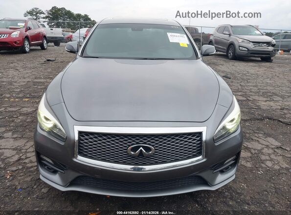 JN1BY1AP4HM740516 2017 INFINITI Q70 Серый Вид щитка приборов