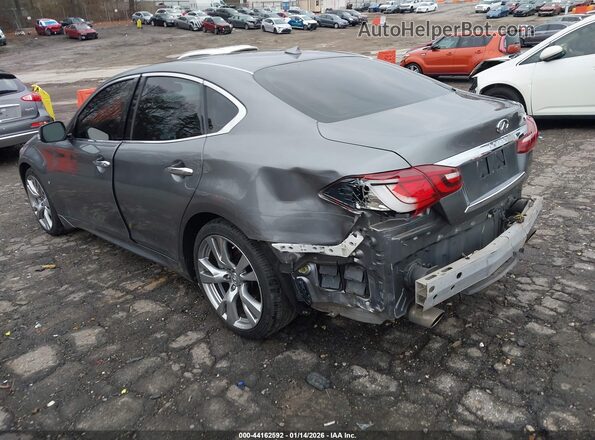 JN1BY1AP4HM740516 2017 INFINITI Q70 Серый Задняя левая четверть