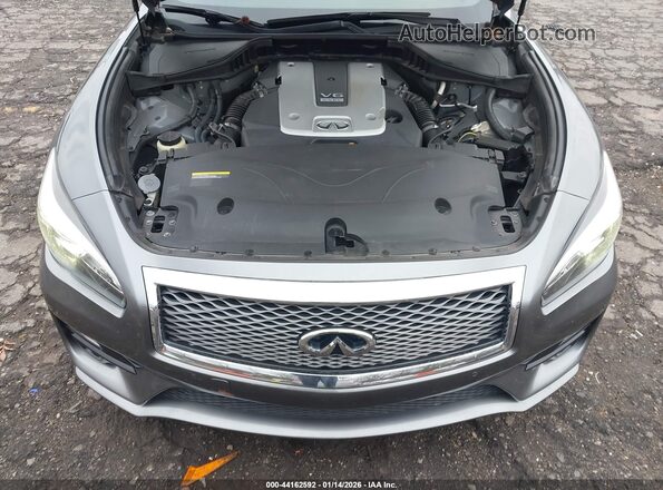 JN1BY1AP4HM740516 2017 INFINITI Q70 Серый Вид сзади