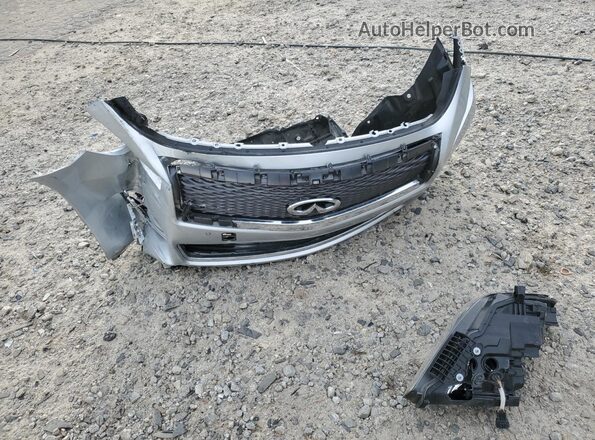 JN1BY1AP6KM505526 2019 INFINITI Q70 Серебряный Вид подкапотного пространства