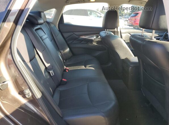 JN1BY1AP8HM740602 2017 INFINITI Q70 Gray Widok tylnych siedzeń