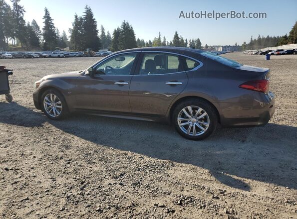 JN1BY1AP8HM740602 2017 INFINITI Q70 Gray Tył lewy