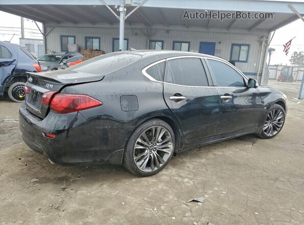 JN1BY1AP9HM741094 2017 INFINITI Q70 Черный Задняя правая четверть